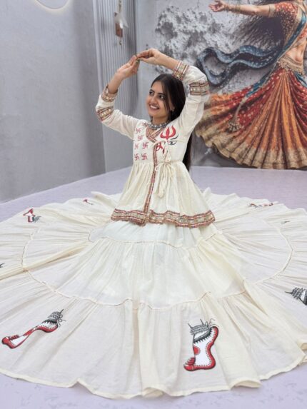 Women's Navratri Special Kediyu Style Lehenga Choli